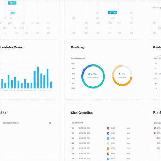 Local SEO Analytics Dashboard Screenshot of local SEO analytics and ranking performance