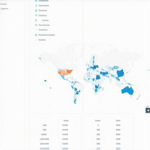 Local SEO Audit Dashboard Screenshot of SEO audit tool displaying map ranking diagnostics