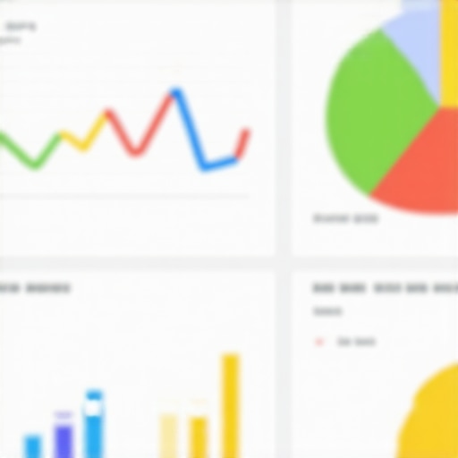 Local SEO Analytics Dashboard Detailed view of local SEO performance metrics on a computer screen