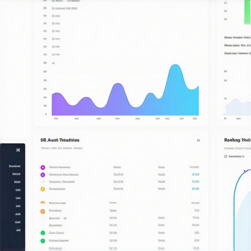 Dashboard displaying local SEO metrics, rankings, and citations for business listings.
