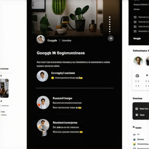 Screenshot of an optimized Google My Business listing with consistent info and positive reviews.