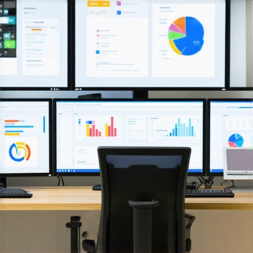 Close-up of screens displaying local SEO analytics and audit tools.