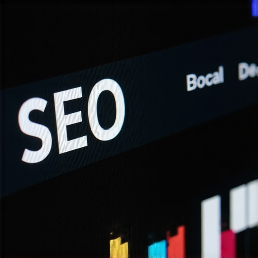 Uncovering Hidden Local SEO Threats A person analyzing local SEO data with specialized audit tools on a computer screen.