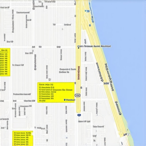 Illustration of a digital map with annotations highlighting data mismatches and fixes.