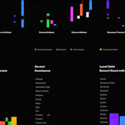 A comparative view of local business data across multiple directories highlighting discrepancies.