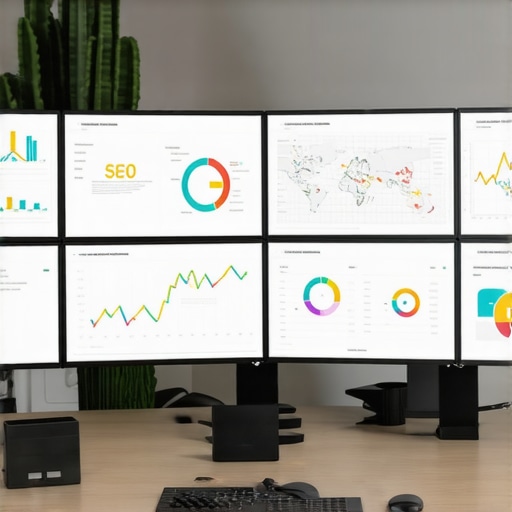 Business owner managing local SEO audits using multiple tools and dashboards.